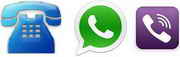 Кнопка вызова звонка, Viber, WhatsApp, SMS с Вашего телефона 